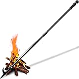 BsBsBest Fire Poker for Fire Pit, 46 Inch Extra