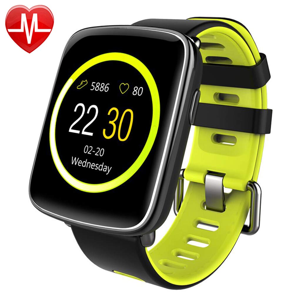Montre Connectée pour iPhone et Android,Willful SW018 Smartwatch étanche IP68 Montre Sport (Podomètre,Cardiofréquencemètre,Sommeil) avec Réveil, Chronomètre, Appel SMS Afficher pour Femme Homme Enfant