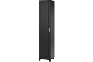 Systembuild Evolution Kendall 16" Utility Storage Cabinet, Black