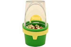 JW Pet Company Clean Cup Feeder and Water Cup Bird Accessory, Medium, Colors May Vary