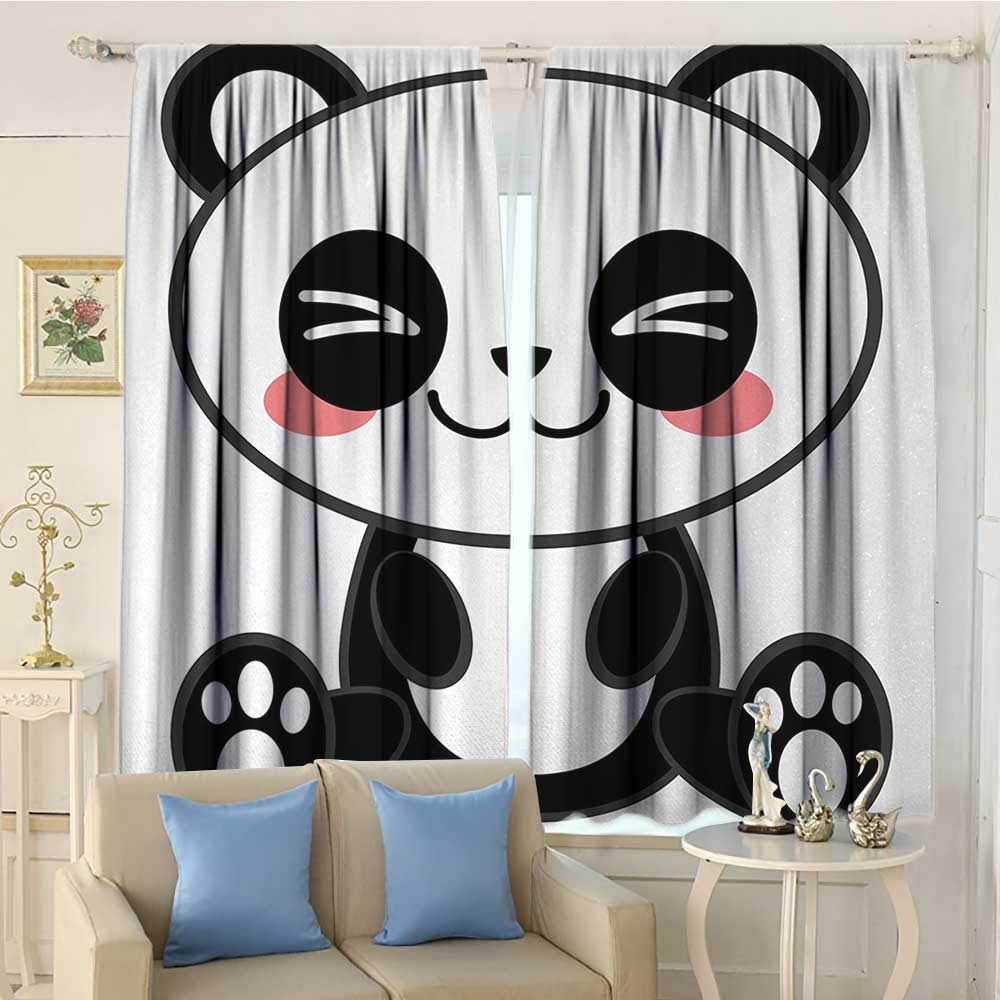 Amazon Com Hobeauty Anime Window Curtain Drape Cute Cartoon