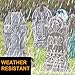 17” Halloween Foam RIP Graveyard Tombstones (Pack of 5)-Lightweight RIP Tombstone with 8 Metal Stakes for Halloween Decorations