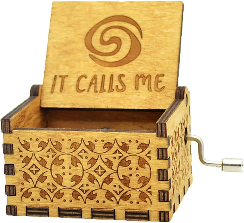 Sooye Hand Crank Music Box It Calls Me Upgraded Version Antique Carved