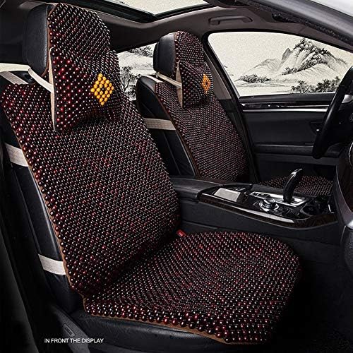 Xljh Summer Wooden Beads Car Seat All-Inclusive Breathable Seat Cover Audi A46Lq35X35 Series Mercedes-Benz Sharp Boundary Wing Tiger Tiguan