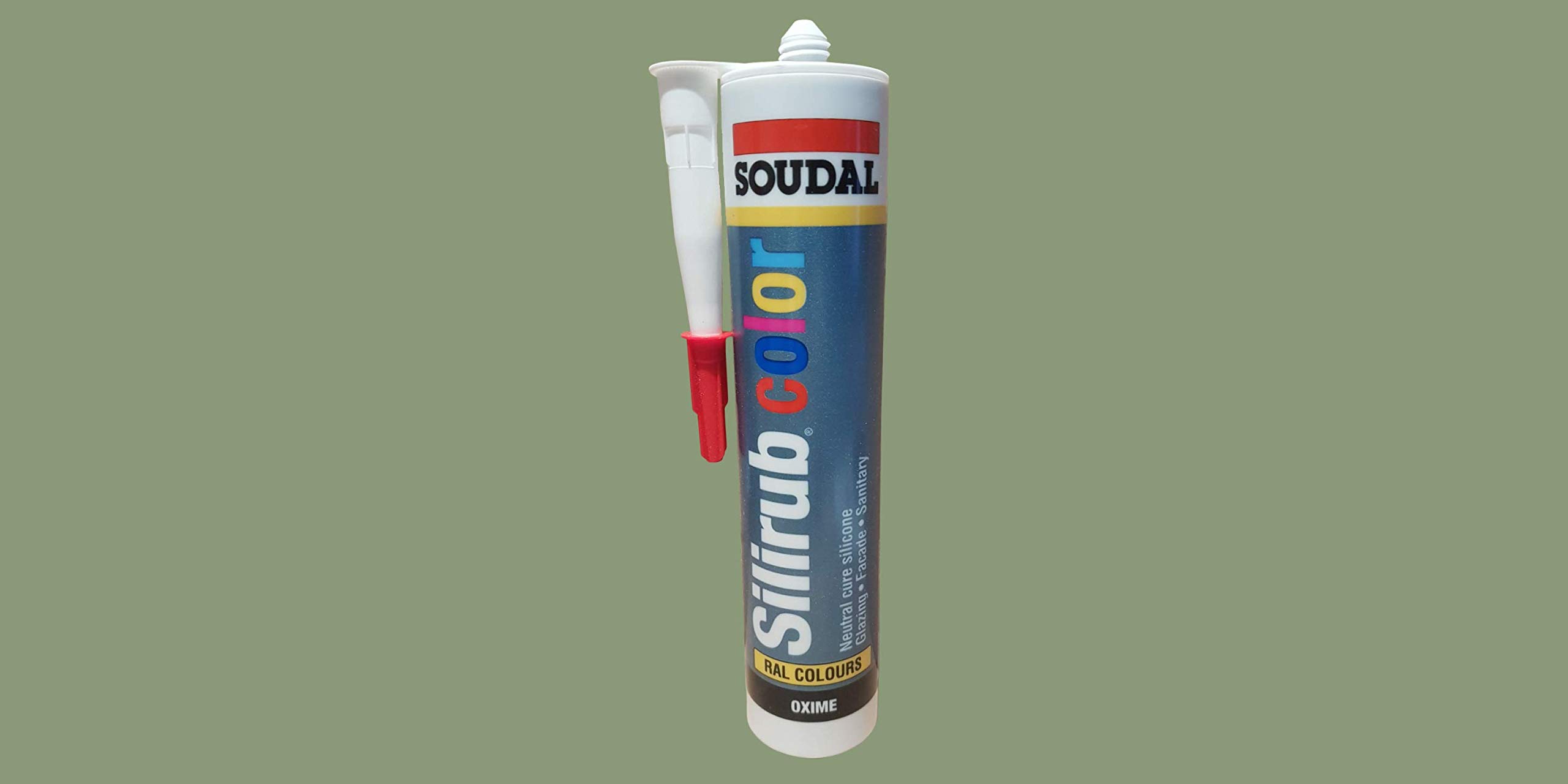 Build with Colour RAL 6021 Silicone Sealant, Heritage Green, 310ml — image 1