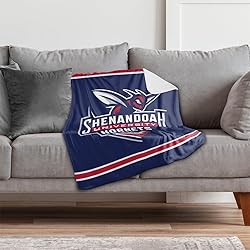 Shenandoah University Primary Logo Stripes Sherpa