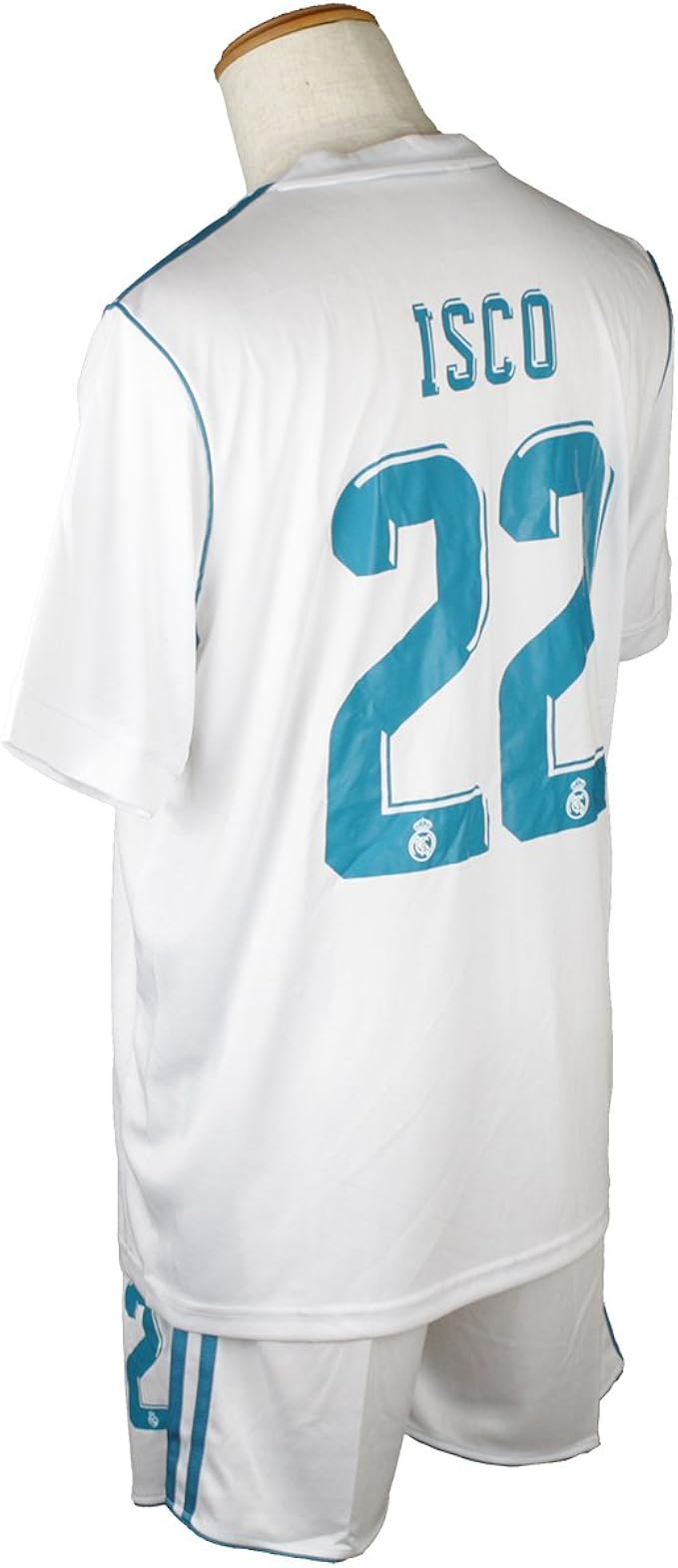 Amazon レアルマドリード イスコ ホーム 17 18 サッカーレプリカユニフォーム 大人用 サッカー フットサル レプリカユニフォーム 通販