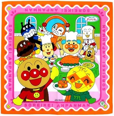 Amazon アンパンマン パーティ キャラハンカチ アニメキャラクターグッズ通販 おもちゃ おもちゃ