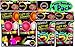illooms Solid & Marble Light Up LED Balloons 5 Pack Party Pack Bundle - 4 Pack (20 Balloons Total)