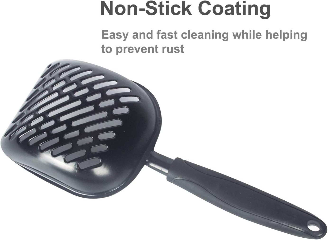 VehiGo Metal Cat Litter Scoop with a Deep Shovel Design - Image 5