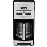 Cuisinart Coffee Maker, Personal Brew, Programmable, 12-Cup, DCC-12 | Automatic coffee machine for home brewing convenience, adjustable brew strength, stainless steel/black