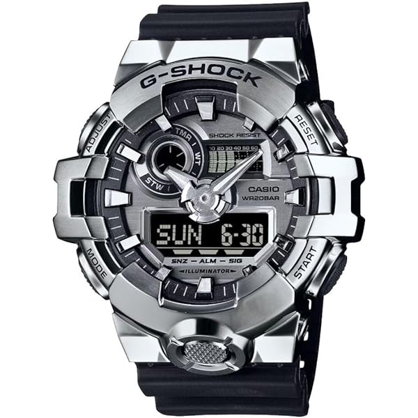 G-Shock By Casio Men's GM110-1A Analog-Digital Watch Black/Silver