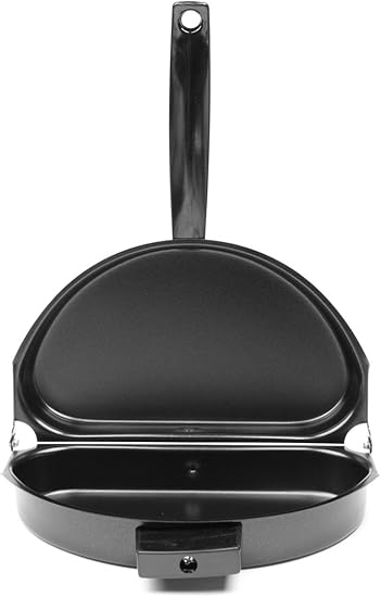 Fox Run Non-Stick Folding Omelette Pan, 8 inches, Metallic
