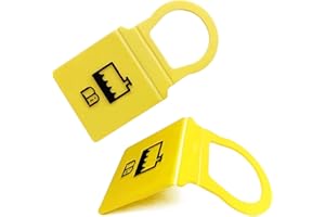 RBOKO 2 Pack Engine Coolant Reservoir Cap, Yellow Coolant Cap Compatible with Chrysler, Dodge, Jeep, Ram, Replacements 55111074AA, 55111074AB, 52079331, 54201