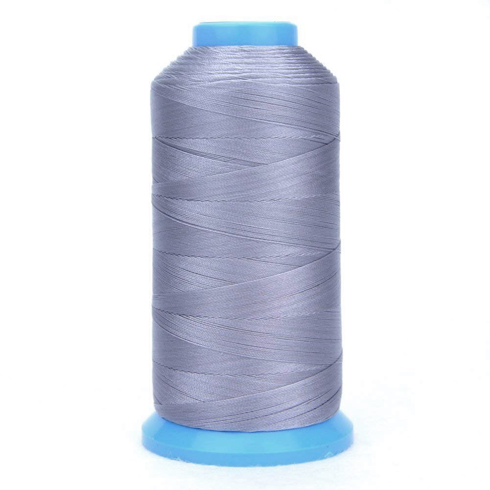 AusseL Bonded Nylon Sewing Thread 1500 Yard Size T70#69 for the Upholstery, Outdoor Market, Drapery, Beading, Luggage, Purses (Grey)