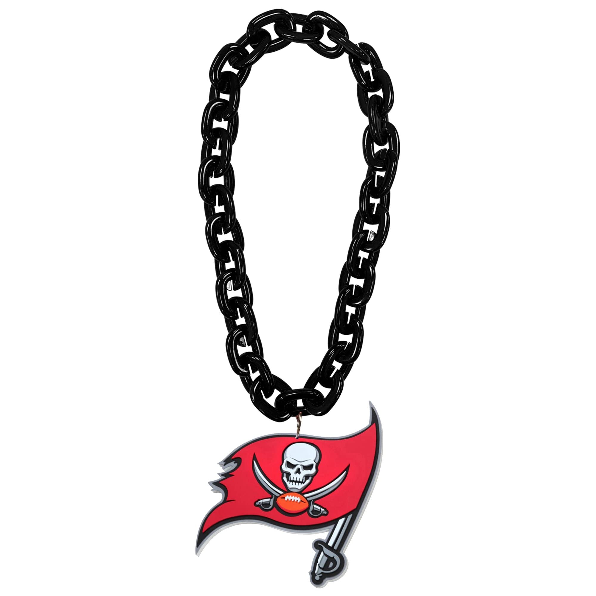 FanFave NFL Tampa Bay Buccaneers Tampa Bay Buccaneers NFL Fanchain Magnet, Red, One Size (FF6729)