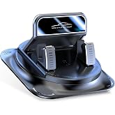 Cuymoap Car Dashboard Phone Holder, Fits Most Phones | 360-degree rotation, non-slip silicone base, washable base, one-handed operation, suitable for flat dashboards.