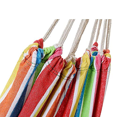 Hängematte Tragbar für den Außenbereich im Freien Camping Stuhl Swing Garten Strand Reisebelastung Tasche 200 * 150 cm… – Bild 6