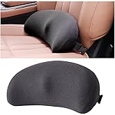 Mandark Car Seat Cushion, Memory Foam Vehicle Driver Seat Pad for Back & Sciatica Pain Relief, Comfortable Lumbar pillow for Driving, Office Chair, Wheelchair, Universal for SUV, Truck, RV (Dark Gray)