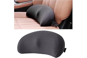 Mandark Car Seat Cushion, Memory Foam Vehicle Driver Seat Pad for Back & Sciatica Pain Relief, Comfortable Lumbar pillow for Driving, Office Chair, Wheelchair, Universal for SUV, Truck, RV (Dark Gray)