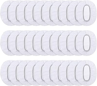 Gunwon Clear Ear Protectors Waterproof Ear Covers 100pcs Disposable