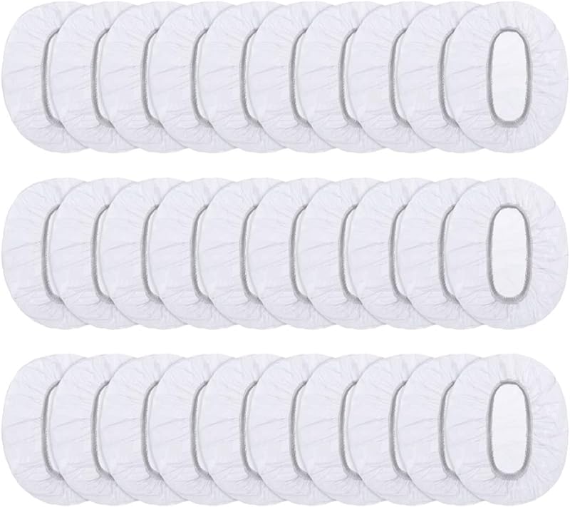 Gunwon Clear Ear Protectors Waterproof Ear Covers 100pcs Disposable