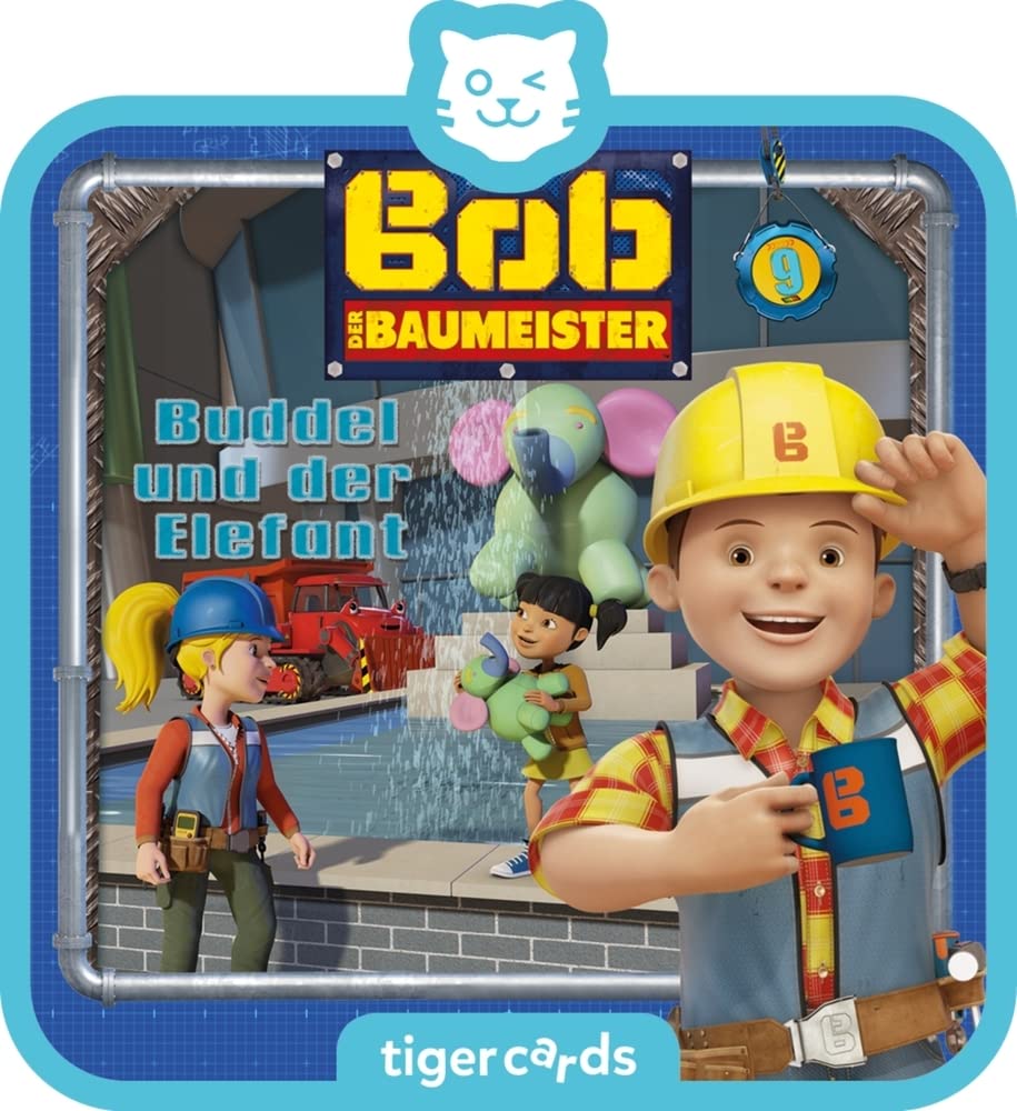 tigermedia tigercard Bob der Baumeister Episode 9 Buddel der Elefant Toddler Gift tigerbox Audio Box Radio Play Cassette CD Audio Books Children's Music