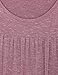 Vinmatto Women's 3/4 Sleeve Scoop Neck Front Pleated Tunic Top