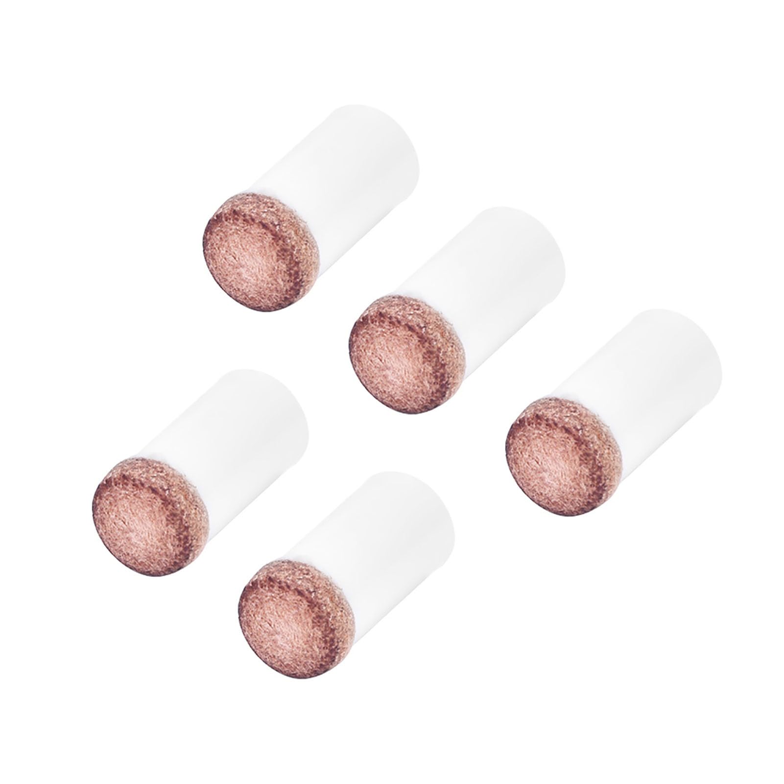 Dioche 10pcs Pool Cue Tips, Billiard Cue Tips, 11mm Snooker Pool Cue Tip Replacement, Wear-resistant Billiards Snooker Pool Cue Pole Tip Replacement Parts