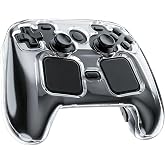 JOYTORN Ultra-Thin Crystal Clear Hard Case for Steam Controller 2nd Gen (2026), Anti-Slip Protective Cover, Precision Fit