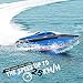 RC Boat DeXop-KINGBOT Rmote Control Boat for Pools & Lakes 2.4Ghz 30km/H High Speed Radio Electric Racing Boat for Children Adults
