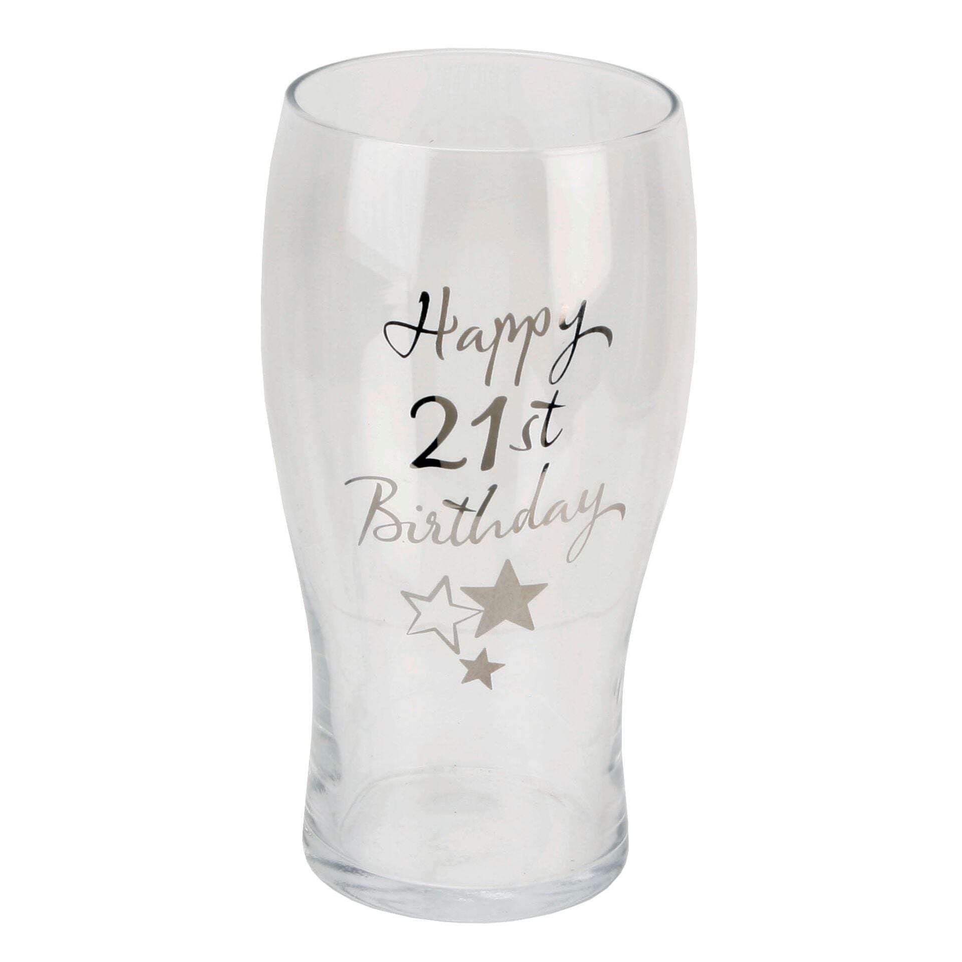 Juliana Happy 21st Birthday Pint Glass in Gift Box G31921 by Juliana