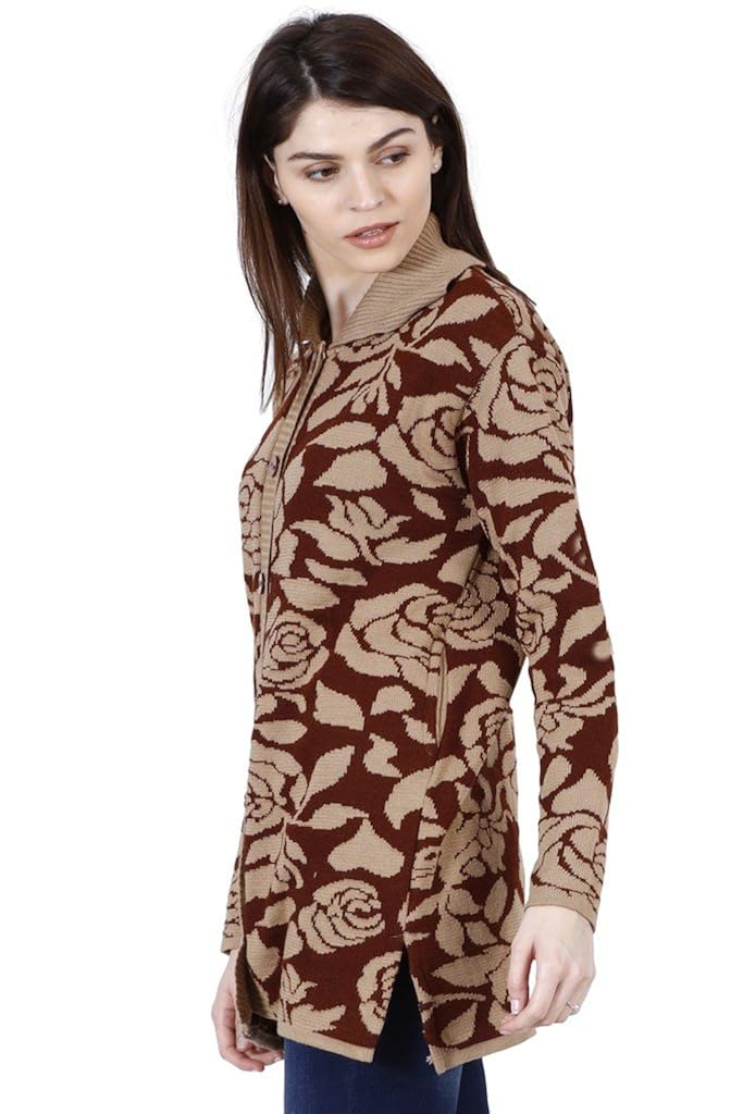 urban studio full sleeve woolen sweater for women