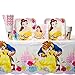 Cedar Crate Beauty and The Beast Party Supplies Pack for 16 Guests Including Paper Cups, Paper Dinner Plates, Paper Lunch Napkins, Paper Straws, and Plastic Table Cover (Bundle for 16)