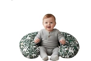 Little Grape Land Nursing Pillow for Breastfeeding, Soft and Supportive Breastfeeding Pillow for Mom and Baby, Cute Feeding P