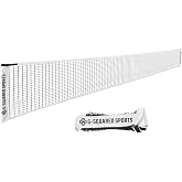 G-SQAURED Pickleball Replacement Net 22ft x 3ft - Indoor/Outdoor Use, Fits Most Free-Standing Pickle Ball Frames(Net Only)