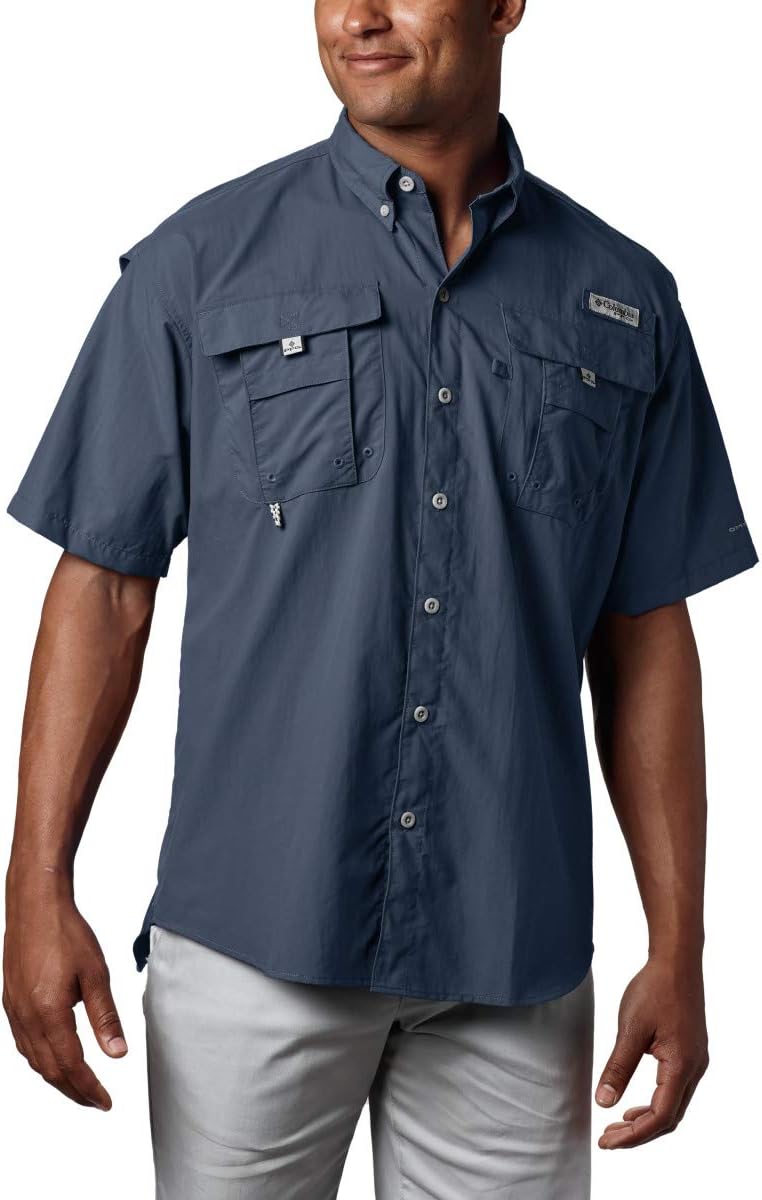 Columbia Mens PFG Bahama Ii Short Sleeve Shirt: Clothing