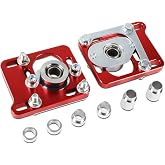 DNA Motoring CBK-PLT-FM94-RD Front Adjustable +/- 2.5 Coilover Camber/Caster Plates