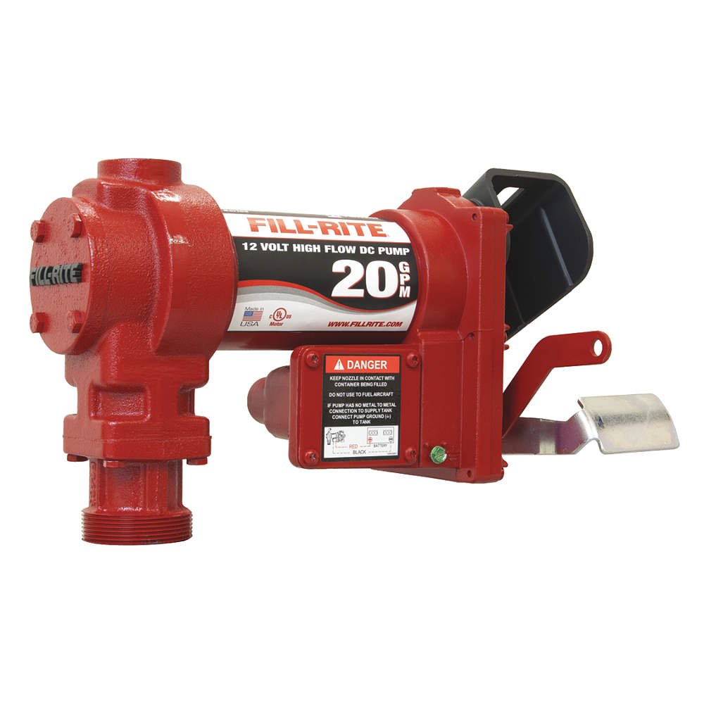 Fill-Rite FR4204H 12V 20 GPM Fuel Transfer Pump (Pump Only): Industrial & Scientific