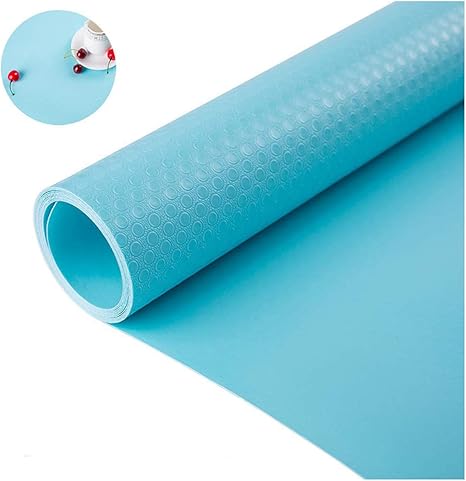 Amazon Com Non Slip Water Poof Shelf Liner Drawer Liner Cabinet Liner Non Adhesive For Kitchen Shelf Drawer Cabinet 17 7 X 177 Inches Blue