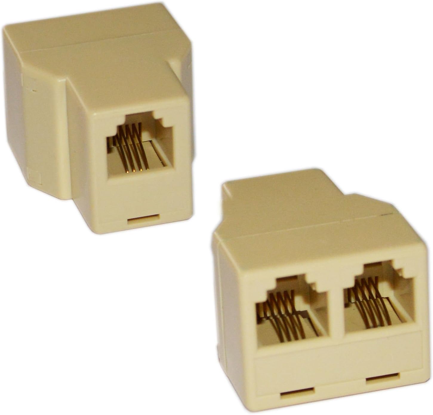 Splitter RJ11 Per Telefono - Adattatore Da 1 A 2 Con Cavo, Per Fax E Linee Telefoniche - Foto 1