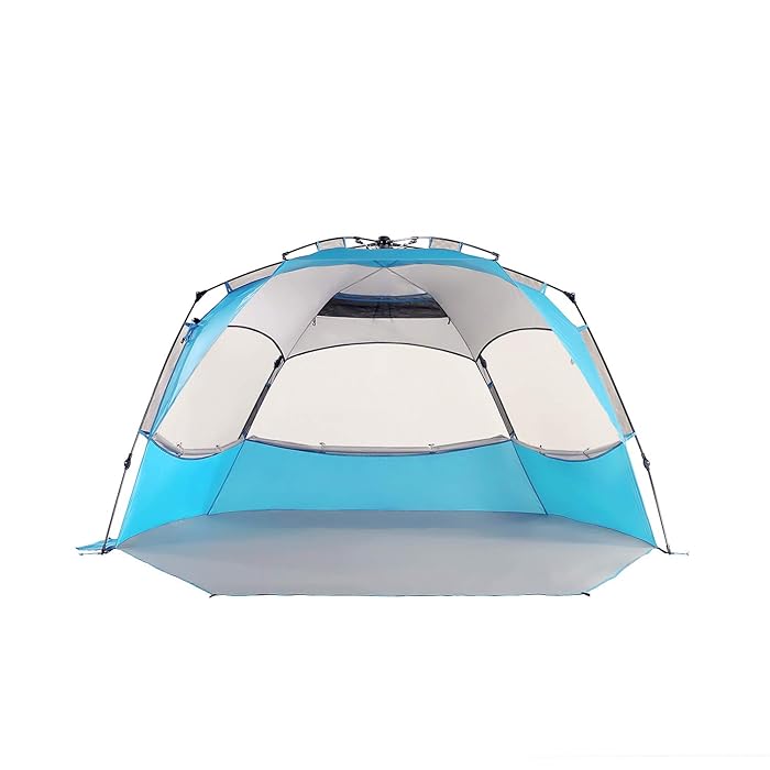 Buy Pop Up Beach Tent Sun Shelter, 45 Person Instant Beach Shade