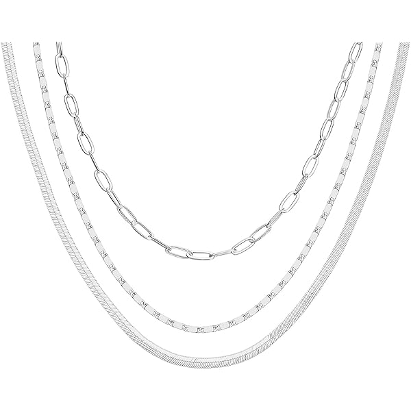 Amazon.com: PAVOI Rhodium Plated Dainty Chunky Bubble Amazon.com: PAVOI Rhodium Plated Dainty Chunky Bubble