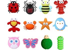 Volumoon 12 PCS Cute Animal Cable Protectors, Anti-Break Cartoon Bite Protector, USB Charging Cable Protective Cover, Data Ca