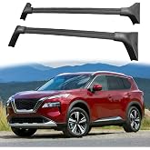 2Pcs Side Rail Bars Fits for Nissan Rogue X-Trail T33 2021-2026 Aluminum Roof Rail Racks Side Rail Bar Luggage Carrier Cargo Crossbar