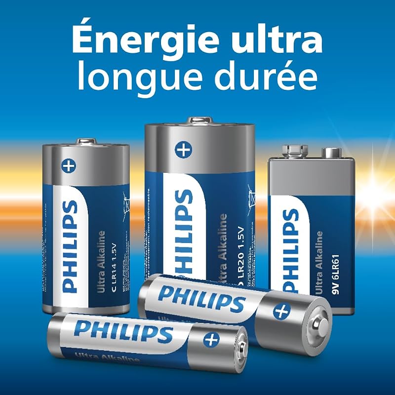 Piles Alcalines D Ultra, LR20 – Haute Capacité pour Lampes de Poche et Gros Appareils, Lot de 20 — photo 5 sur 7