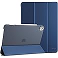 ProCase for iPad Pro 13 Inch Case 2024 (M4/7th Gen), iPad M4 13 Case Smart Folio iPad Pro 13 Case, Slim Stand Translucent Hard Shell Back 13-inch 2024 iPad Pro Case, Auto Sleep/Wake -Navy