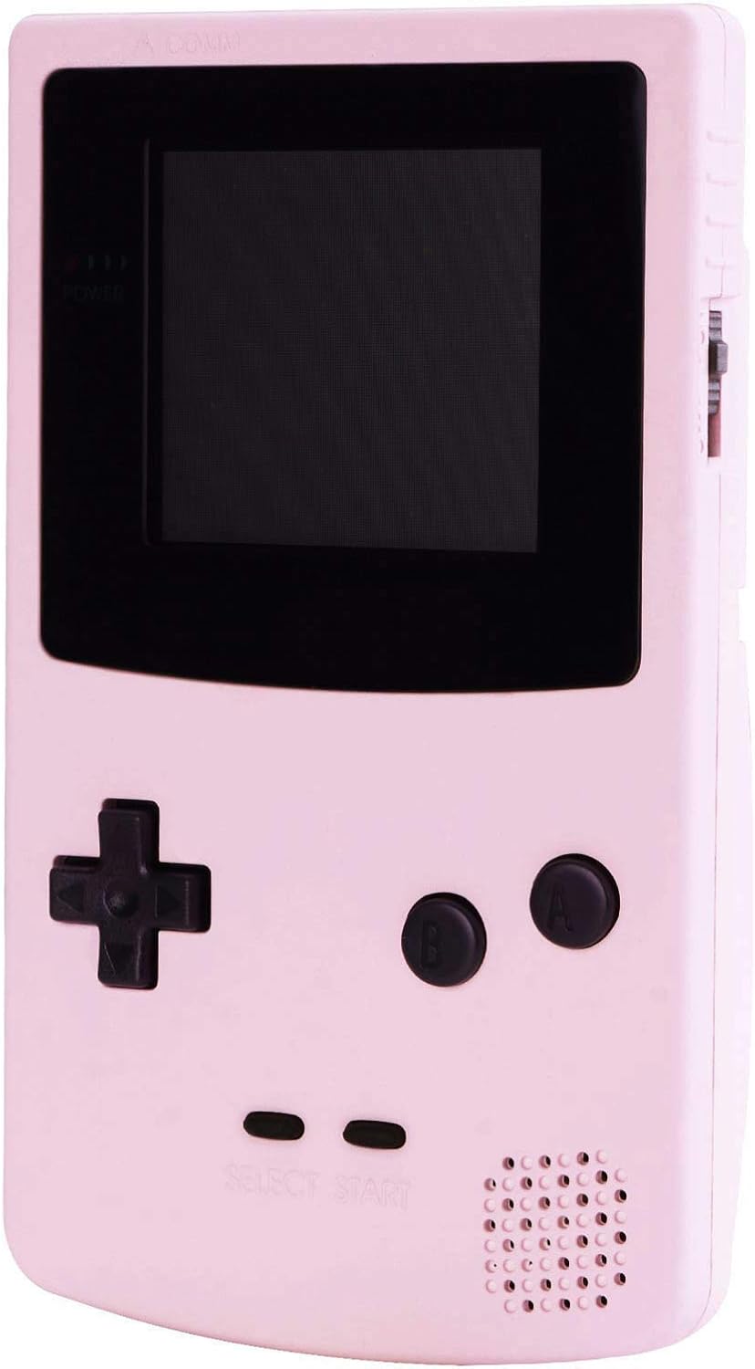 eXtremeRate Sakura Pink Soft Touch GBC Replacement Full Housing Shell Cover w/Buttons Screws Screwdriver Tools Set for Gameboy Color - Handheld Game Console NOT Included: Computers & Accessories