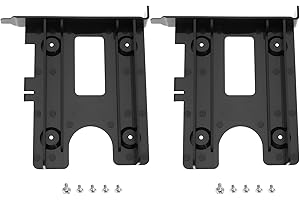 OTOTEC 2Pcs PCI PCI-Express Slot Mounting Bracket for 2.5 Inch SSD HDD Drive Adapter for Desktop PC Storage Expansion