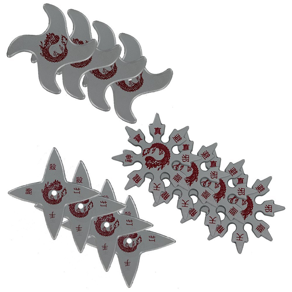 TMAS Ninja Rubber Star Pack: Silver
